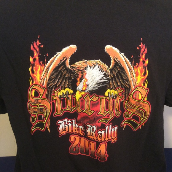 Sturgis 2014 Bike Rally South Dakota Mens T-shirt size XL - Picture 4 of 8